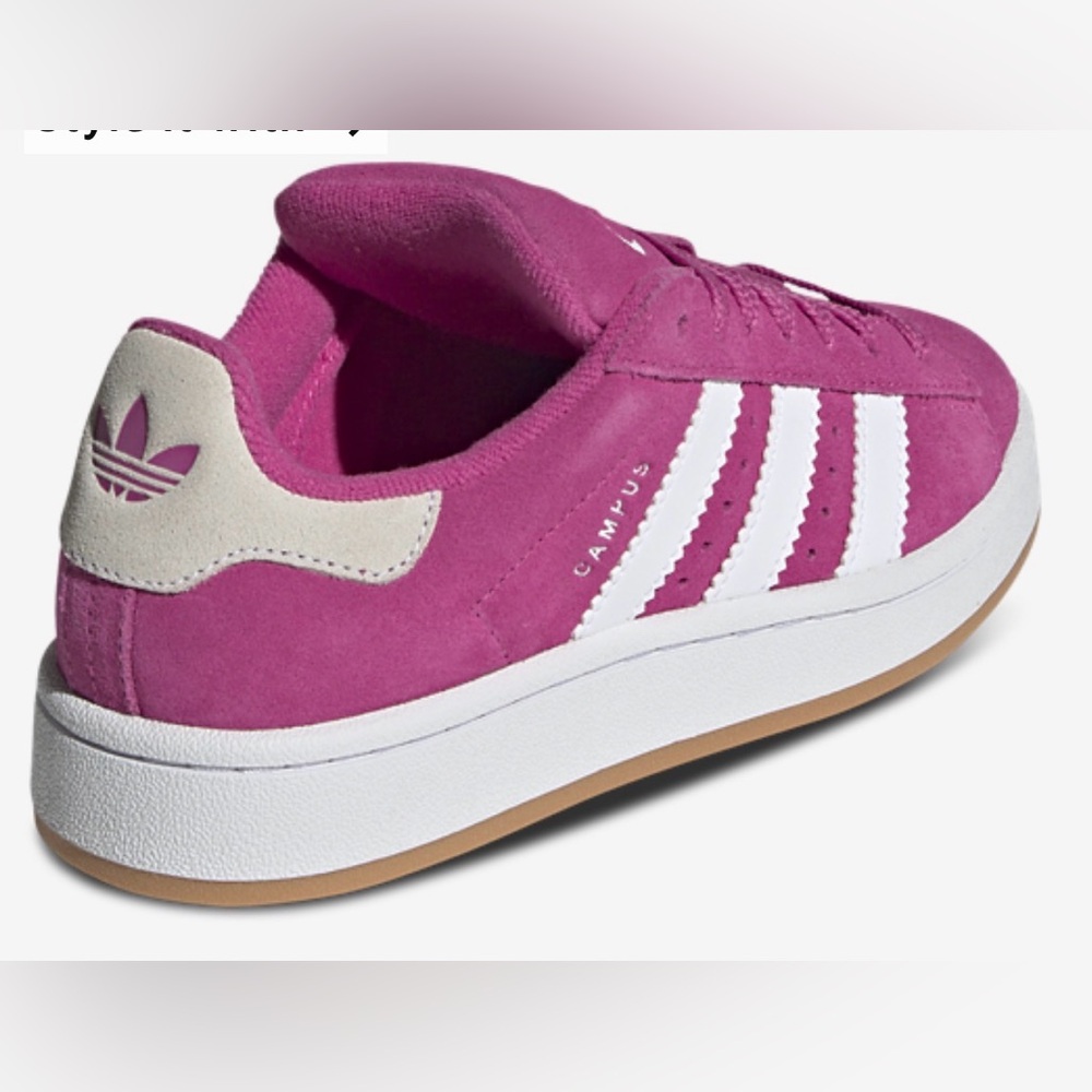 Adidas Women New Originals Campus 00s Sneakers IG9156 Pink size 6 or 5 1/2 - Picture 3 of 5